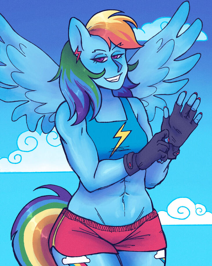 Raindow Bash - digital (procreate), 2022