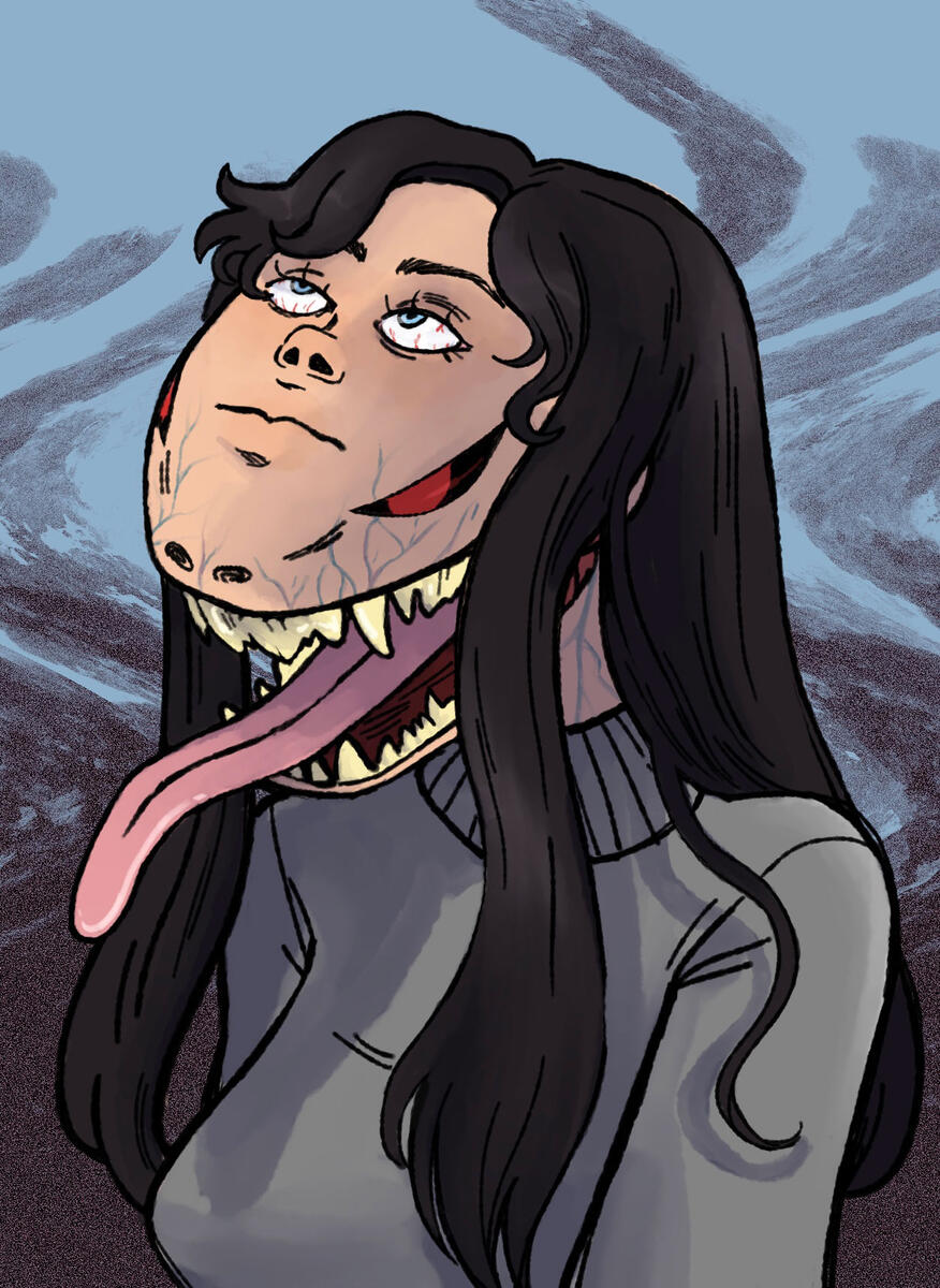 Book Project - "The Shapeshifter," digital (procreate), Nov 2021