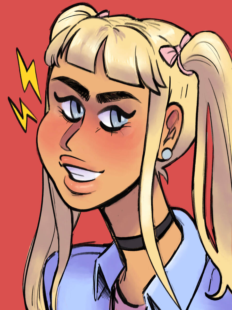 "Bully" - digital (procreate), Sept 2021