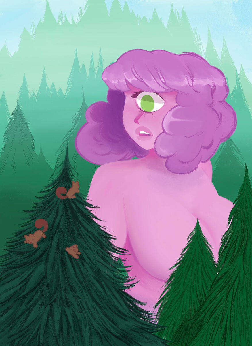 Book Project - "The Cyclops," digital (procreate), Nov 2021