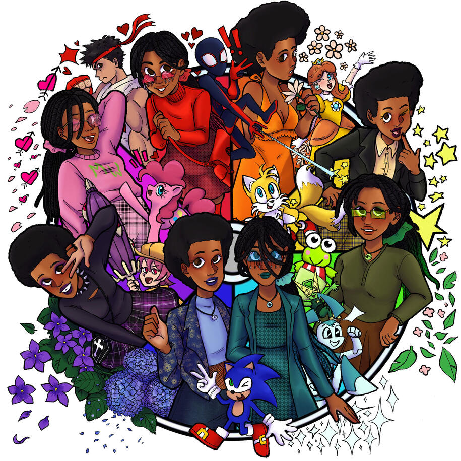 "The Mika Wheel," digital (procreate), Feb 2024