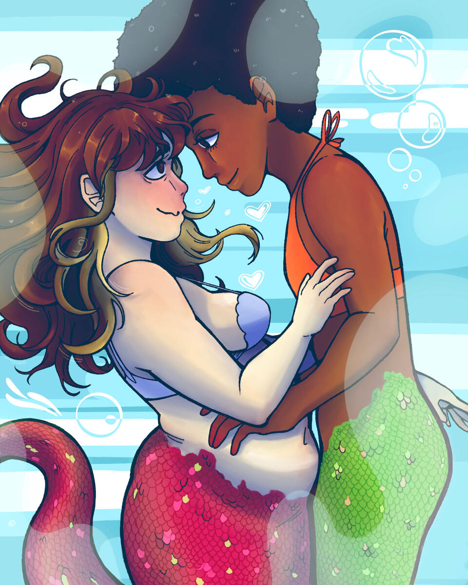 Mermay 2023 - digital (procreate), May 2023