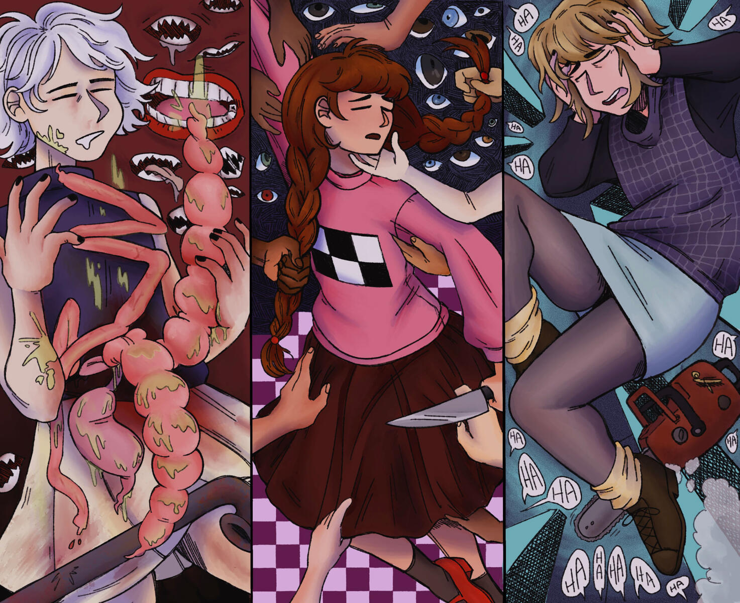 Yume Nikki redraw - digital (procreate), June 2022