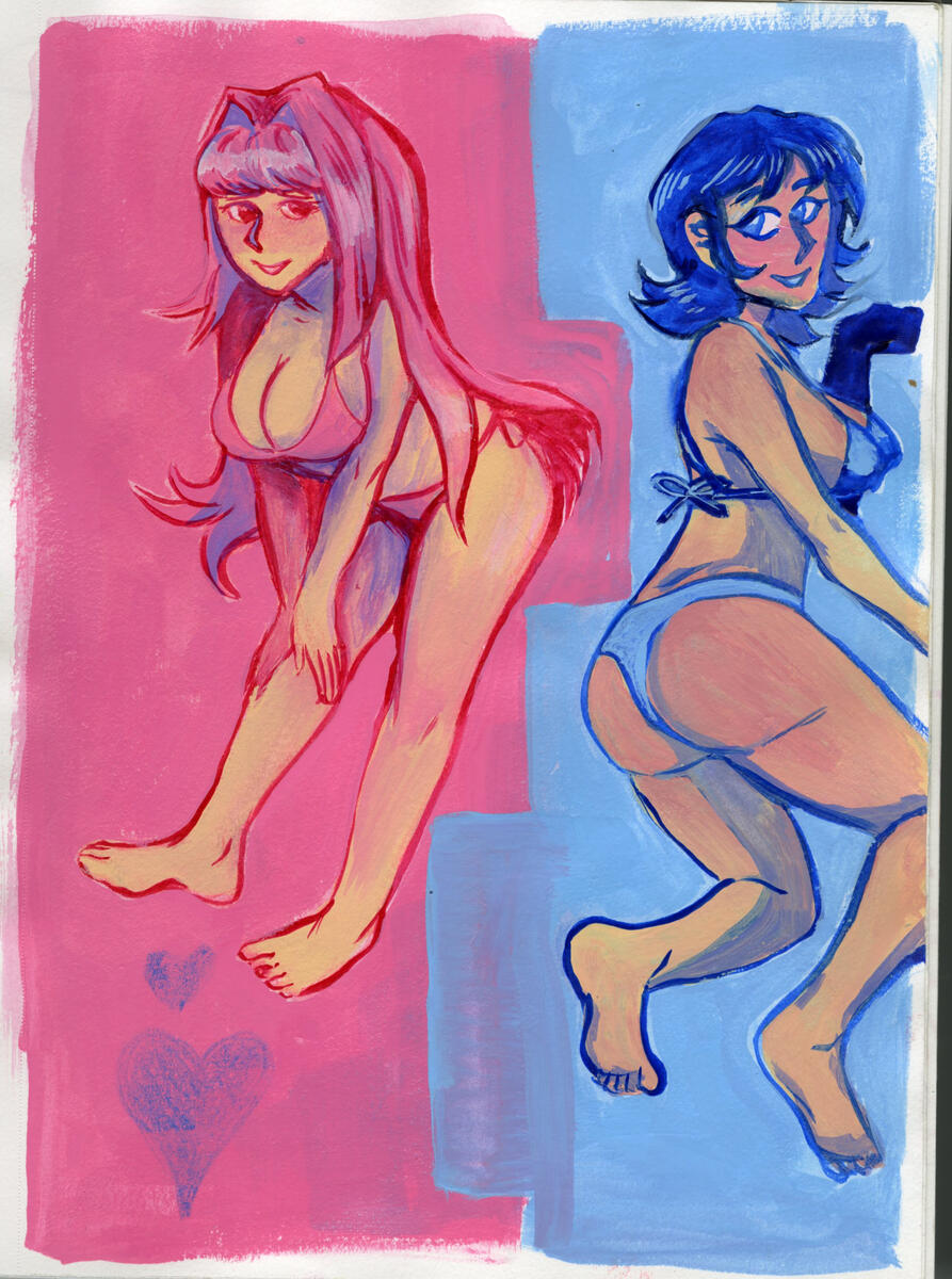 2023 - made using gambai tansi watercolor