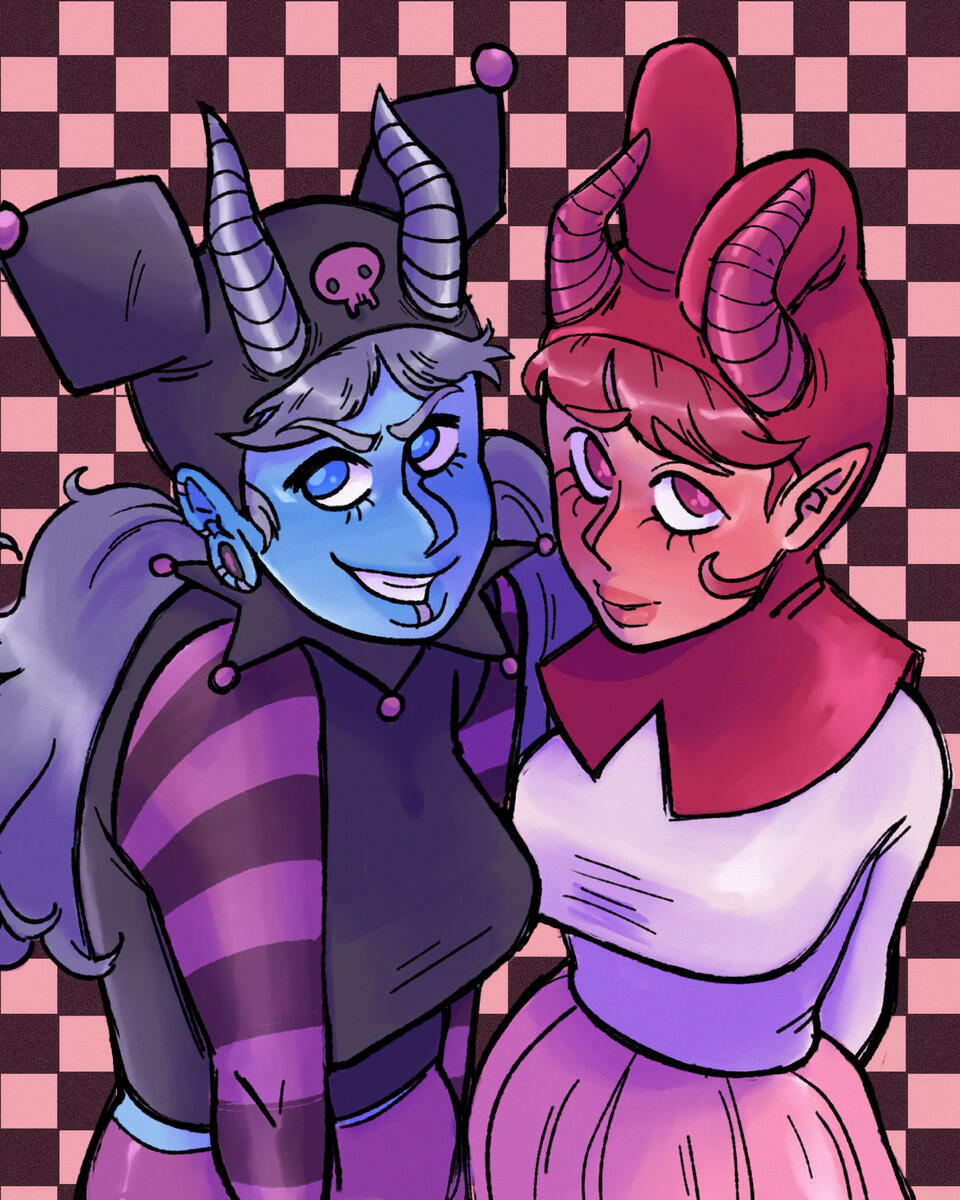 "Payromi and My Timi," digital (procreate), Sept 2021