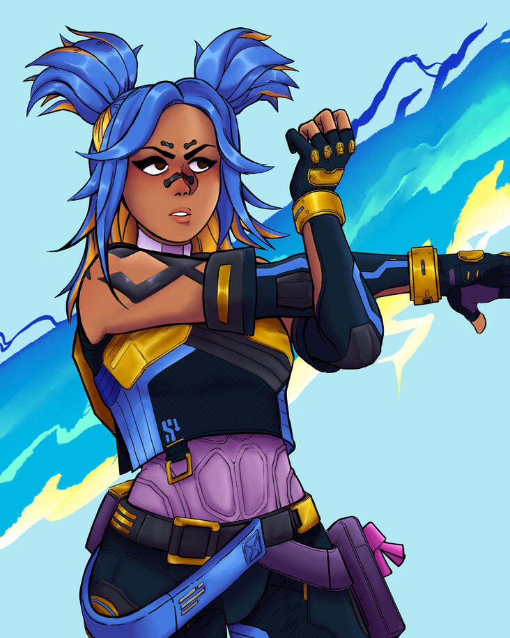 "Please Stay Alive...I Hate Making New Friends!" (w/o friends) - June 2024, digital (procreate)