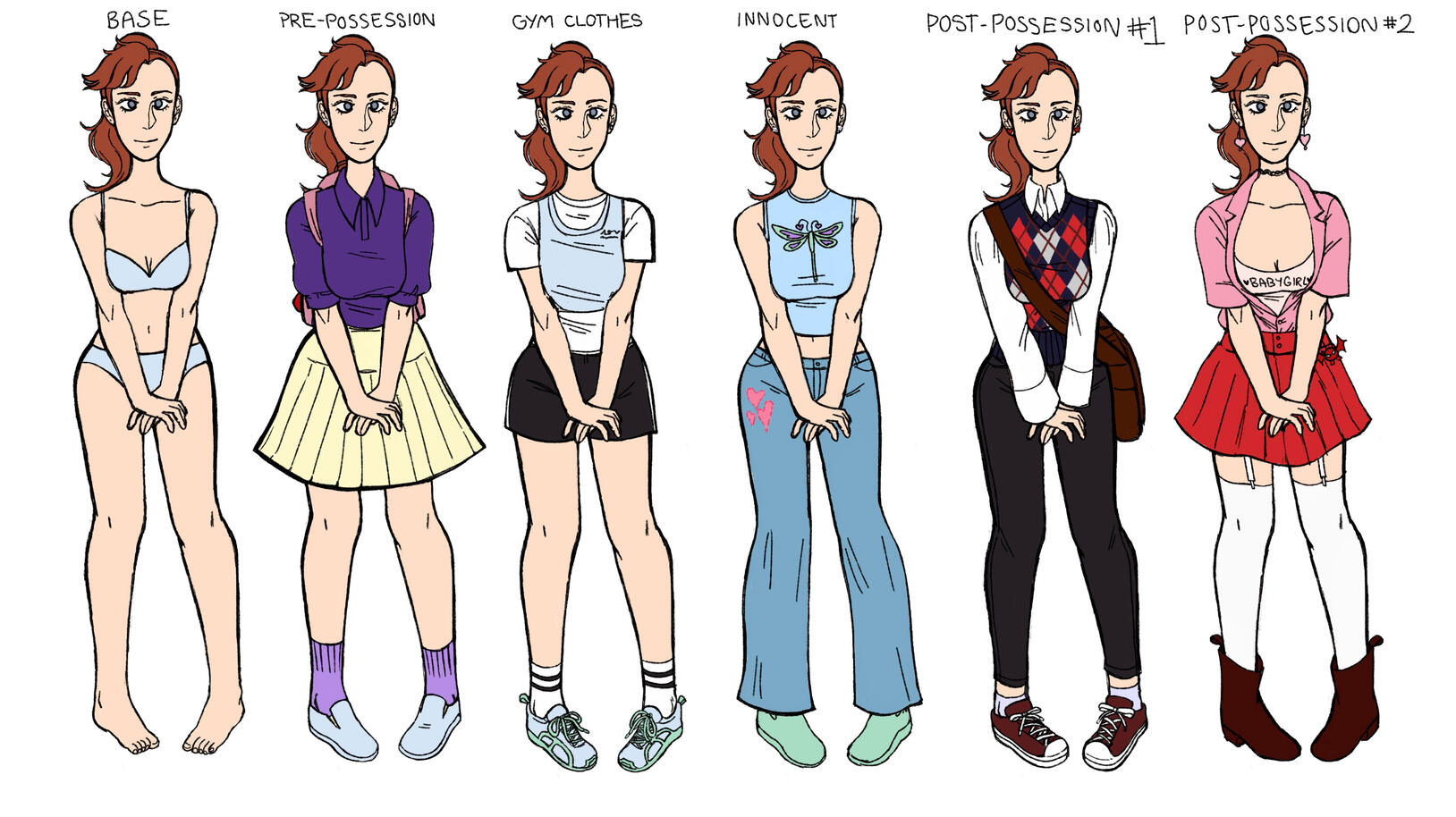 Normal outfit lineup