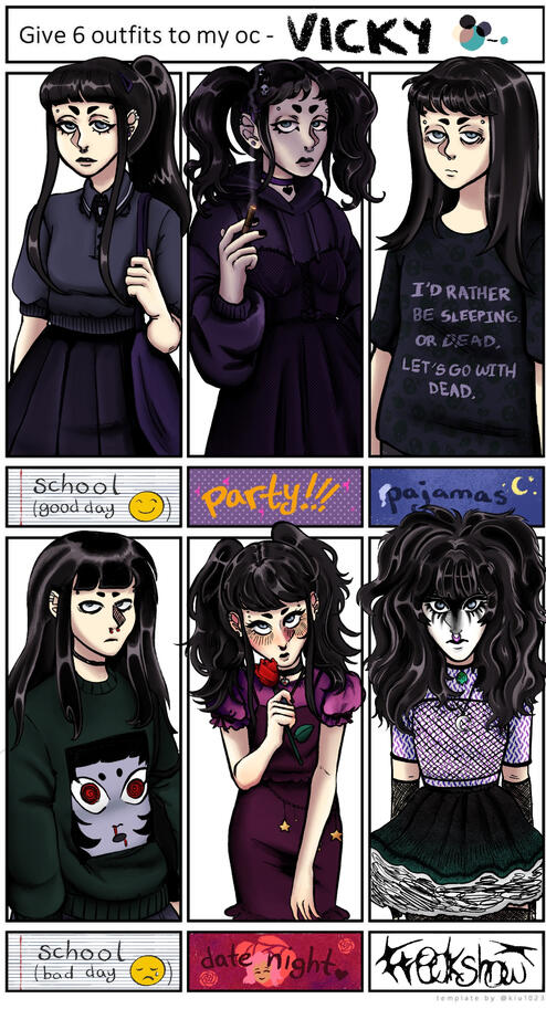 Vicky's 6 outfits - December 2025