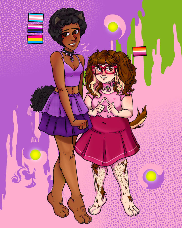 "Puppy Love" pride piece - June 2025