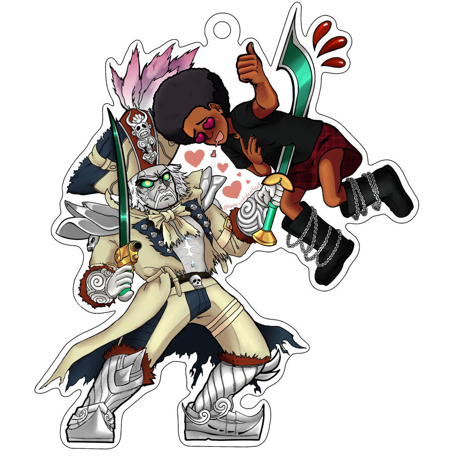 Custom acrylic charm design for Meeka - November 2025